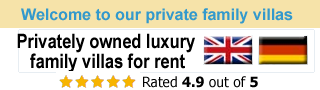 Privately owned Luxury Family Villas for rent